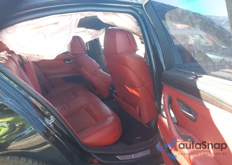 2014 BMW M5 из США, поврежденный, VIN WBSFV9C54ED097798